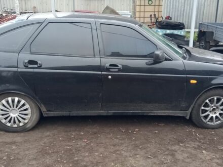 Черный ВАЗ 2172 Priora, объемом двигателя 1.6 л и пробегом 220 тыс. км за 1200 $, фото 1 на Automoto.ua