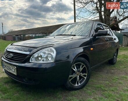 Черный ВАЗ 2172 Priora, объемом двигателя 1.6 л и пробегом 186 тыс. км за 3000 $, фото 1 на Automoto.ua