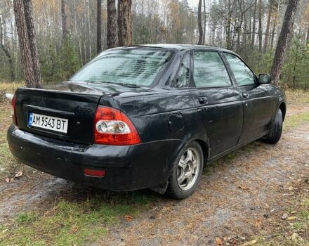 Черный ВАЗ 2172 Priora, объемом двигателя 1.6 л и пробегом 555 тыс. км за 950 $, фото 1 на Automoto.ua