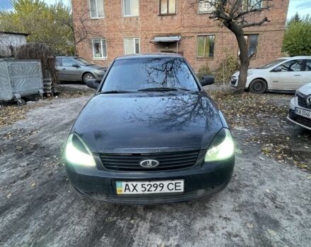Черный ВАЗ 2172 Priora, объемом двигателя 1.6 л и пробегом 183 тыс. км за 1850 $, фото 1 на Automoto.ua