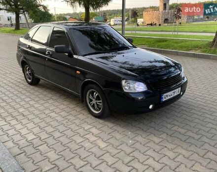 Черный ВАЗ 2172 Priora, объемом двигателя 1.6 л и пробегом 200 тыс. км за 2999 $, фото 1 на Automoto.ua