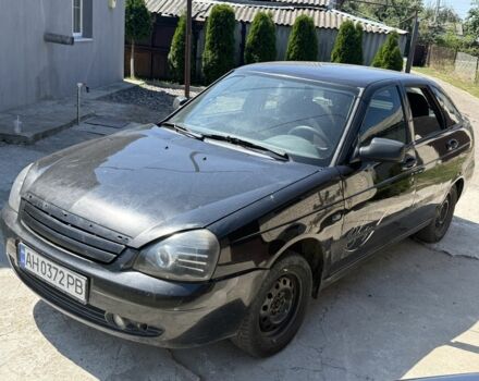 Чорний ВАЗ 2172 Priora, об'ємом двигуна 1.6 л та пробігом 210 тис. км за 1347 $, фото 1 на Automoto.ua