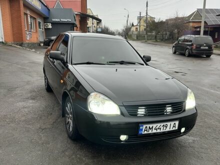 Черный ВАЗ 2172 Priora, объемом двигателя 1.6 л и пробегом 250 тыс. км за 3100 $, фото 1 на Automoto.ua