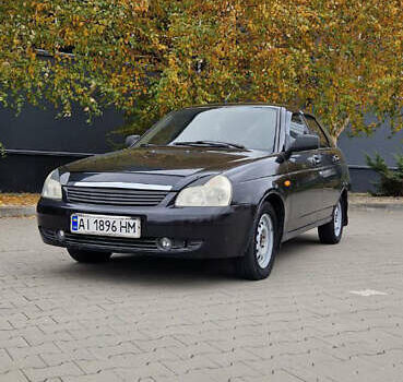 Черный ВАЗ 2172 Priora, объемом двигателя 1.6 л и пробегом 185 тыс. км за 2600 $, фото 1 на Automoto.ua