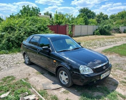 Черный ВАЗ 2172 Priora, объемом двигателя 1.6 л и пробегом 74 тыс. км за 4200 $, фото 1 на Automoto.ua