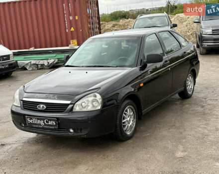 Черный ВАЗ 2172 Priora, объемом двигателя 1.6 л и пробегом 368 тыс. км за 1999 $, фото 1 на Automoto.ua