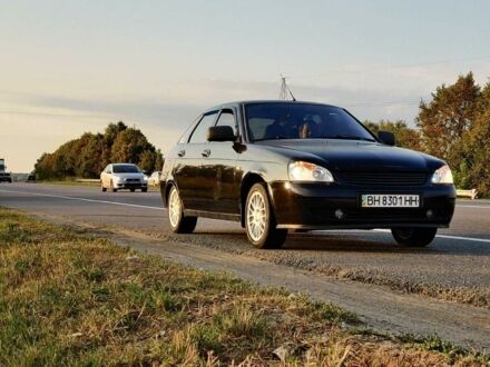 Черный ВАЗ 2172 Priora, объемом двигателя 1.6 л и пробегом 155 тыс. км за 3900 $, фото 1 на Automoto.ua