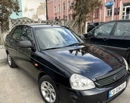 Черный ВАЗ 2172 Priora, объемом двигателя 1.6 л и пробегом 153 тыс. км за 3000 $, фото 1 на Automoto.ua