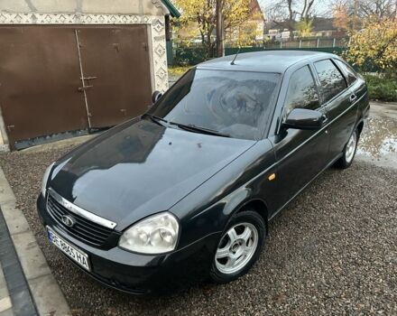Черный ВАЗ 2172 Priora, объемом двигателя 1.6 л и пробегом 160 тыс. км за 3000 $, фото 1 на Automoto.ua