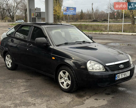 Черный ВАЗ 2172 Priora, объемом двигателя 1.6 л и пробегом 200 тыс. км за 3000 $, фото 1 на Automoto.ua