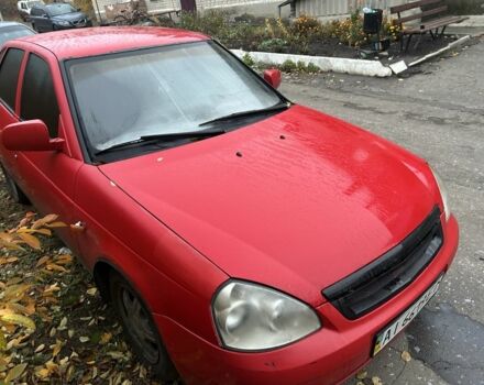 Красный ВАЗ 2172 Priora, объемом двигателя 1.6 л и пробегом 250 тыс. км за 1668 $, фото 3 на Automoto.ua