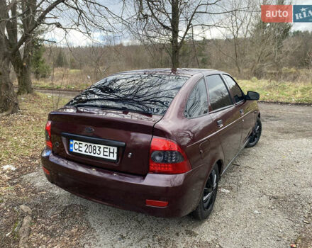 Красный ВАЗ 2172 Priora, объемом двигателя 1.6 л и пробегом 210 тыс. км за 2150 $, фото 4 на Automoto.ua