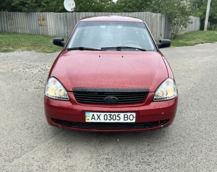 Красный ВАЗ 2172 Priora, объемом двигателя 1.6 л и пробегом 220 тыс. км за 1100 $, фото 1 на Automoto.ua