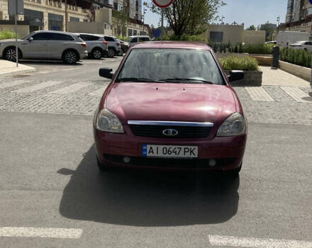 Красный ВАЗ 2172 Priora, объемом двигателя 1.6 л и пробегом 100 тыс. км за 2100 $, фото 3 на Automoto.ua