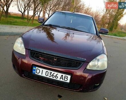 Красный ВАЗ 2172 Priora, объемом двигателя 1.6 л и пробегом 220 тыс. км за 3900 $, фото 7 на Automoto.ua