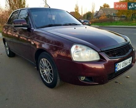 Красный ВАЗ 2172 Priora, объемом двигателя 1.6 л и пробегом 220 тыс. км за 3900 $, фото 6 на Automoto.ua