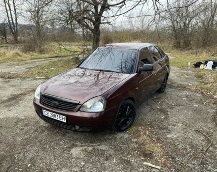 Красный ВАЗ 2172 Priora, объемом двигателя 1.6 л и пробегом 210 тыс. км за 2150 $, фото 1 на Automoto.ua