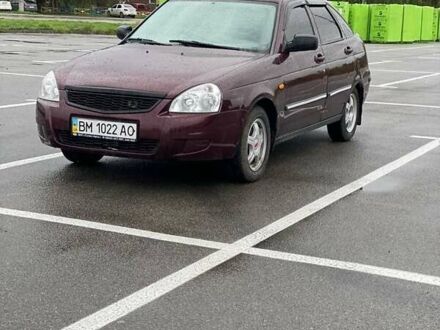 Красный ВАЗ 2172 Priora, объемом двигателя 1.6 л и пробегом 163 тыс. км за 3000 $, фото 1 на Automoto.ua