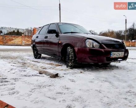 Красный ВАЗ 2172 Priora, объемом двигателя 1.6 л и пробегом 181 тыс. км за 1950 $, фото 1 на Automoto.ua