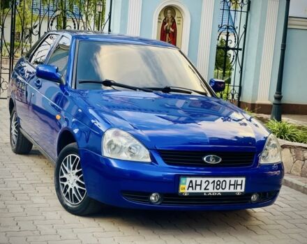 Синий ВАЗ 2172 Priora, объемом двигателя 1.6 л и пробегом 160 тыс. км за 3300 $, фото 2 на Automoto.ua
