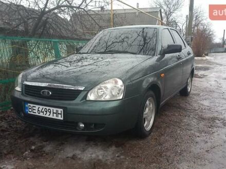Зеленый ВАЗ 2172 Priora, объемом двигателя 1.6 л и пробегом 169 тыс. км за 2500 $, фото 1 на Automoto.ua