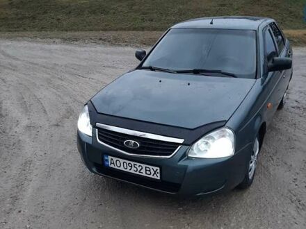 Зеленый ВАЗ 2172 Priora, объемом двигателя 1.6 л и пробегом 152 тыс. км за 1850 $, фото 1 на Automoto.ua