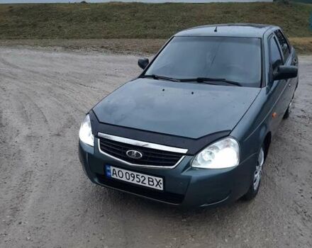 Зеленый ВАЗ 2172 Priora, объемом двигателя 1.6 л и пробегом 152 тыс. км за 1850 $, фото 1 на Automoto.ua
