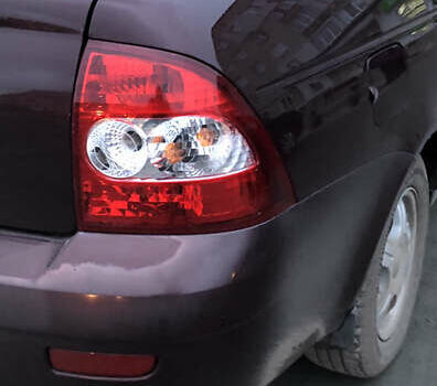 Красный ВАЗ 2173 Priora, объемом двигателя 1.6 л и пробегом 270 тыс. км за 2850 $, фото 39 на Automoto.ua