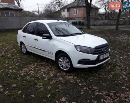 Белый ВАЗ 2190 Гранта, объемом двигателя 1.6 л и пробегом 202 тыс. км за 3650 $, фото 4 на Automoto.ua