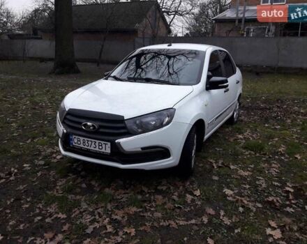 Белый ВАЗ 2190 Гранта, объемом двигателя 1.6 л и пробегом 202 тыс. км за 3650 $, фото 1 на Automoto.ua