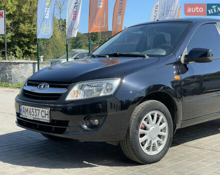 Чорний ВАЗ 2190 Гранта, об'ємом двигуна 1.6 л та пробігом 128 тис. км за 4599 $, фото 3 на Automoto.ua