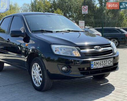 Чорний ВАЗ 2190 Гранта, об'ємом двигуна 1.6 л та пробігом 128 тис. км за 4599 $, фото 7 на Automoto.ua