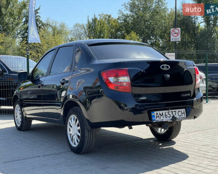 Чорний ВАЗ 2190 Гранта, об'ємом двигуна 1.6 л та пробігом 128 тис. км за 4599 $, фото 18 на Automoto.ua