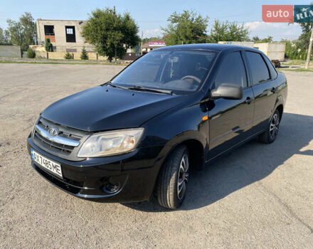 Черный ВАЗ 2190 Гранта, объемом двигателя 1.6 л и пробегом 170 тыс. км за 3550 $, фото 1 на Automoto.ua