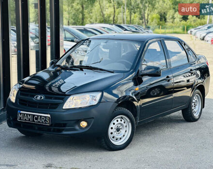 Чорний ВАЗ 2190 Гранта, об'ємом двигуна 1.6 л та пробігом 75 тис. км за 3999 $, фото 1 на Automoto.ua