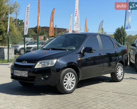 Чорний ВАЗ 2190 Гранта, об'ємом двигуна 1.6 л та пробігом 128 тис. км за 4599 $, фото 1 на Automoto.ua