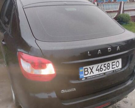 Черный ВАЗ 2190 Гранта, объемом двигателя 1.6 л и пробегом 9 тыс. км за 7000 $, фото 1 на Automoto.ua