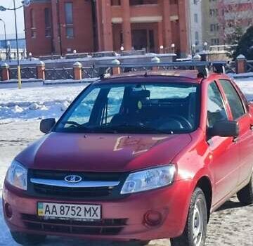 Красный ВАЗ 2190 Гранта, объемом двигателя 1.6 л и пробегом 13 тыс. км за 4350 $, фото 1 на Automoto.ua