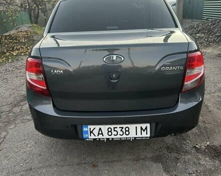 Сірий ВАЗ 2190 Гранта, об'ємом двигуна 1.6 л та пробігом 75 тис. км за 4300 $, фото 3 на Automoto.ua