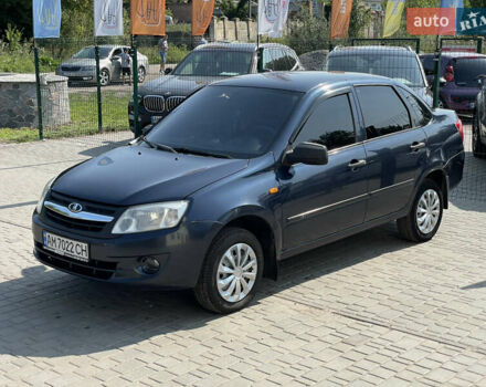 Синий ВАЗ 2190 Гранта, объемом двигателя 1.6 л и пробегом 196 тыс. км за 2899 $, фото 1 на Automoto.ua