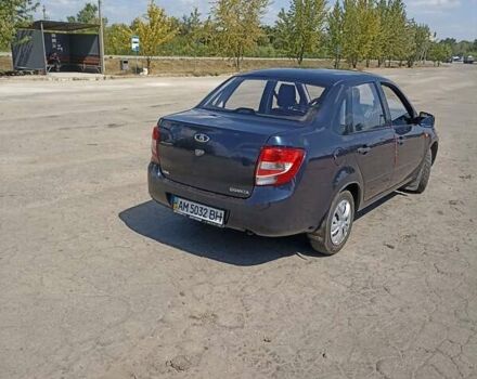 Синий ВАЗ 2190 Гранта, объемом двигателя 1.6 л и пробегом 98 тыс. км за 3100 $, фото 1 на Automoto.ua
