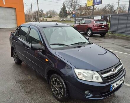 Синий ВАЗ 2190 Гранта, объемом двигателя 1.6 л и пробегом 195 тыс. км за 4000 $, фото 1 на Automoto.ua