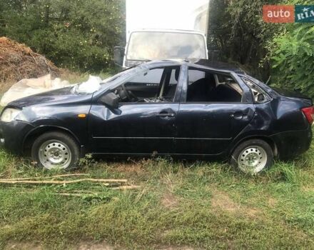Синий ВАЗ 2190 Гранта, объемом двигателя 1.6 л и пробегом 180 тыс. км за 1200 $, фото 1 на Automoto.ua