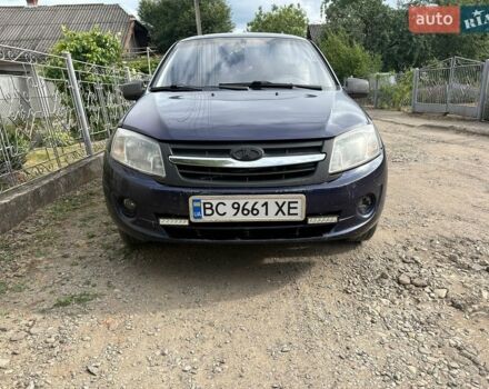 Синий ВАЗ 2190 Гранта, объемом двигателя 1.6 л и пробегом 229 тыс. км за 1750 $, фото 1 на Automoto.ua