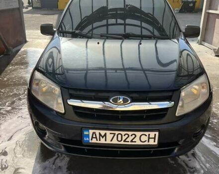 Синій ВАЗ 2190 Гранта, об'ємом двигуна 1.6 л та пробігом 194 тис. км за 3000 $, фото 1 на Automoto.ua