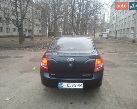 Синий ВАЗ 2190 Гранта, объемом двигателя 1.6 л и пробегом 110 тыс. км за 3200 $, фото 1 на Automoto.ua