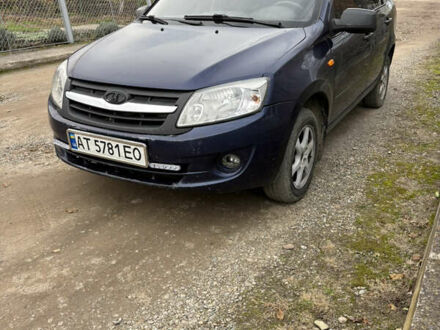 Синий ВАЗ 2190 Гранта, объемом двигателя 1.6 л и пробегом 220 тыс. км за 2200 $, фото 1 на Automoto.ua