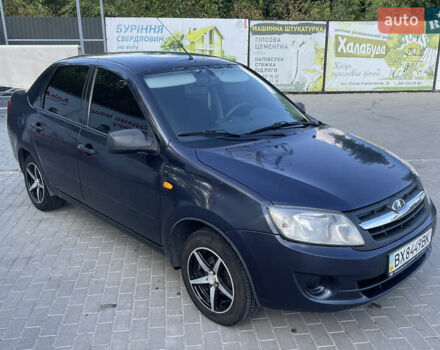 Синий ВАЗ 2190 Гранта, объемом двигателя 1.6 л и пробегом 165 тыс. км за 2999 $, фото 1 на Automoto.ua