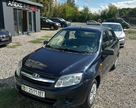 Синий ВАЗ 2190 Гранта, объемом двигателя 1.6 л и пробегом 155 тыс. км за 2700 $, фото 1 на Automoto.ua