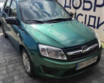 Зеленый ВАЗ 2190 Гранта, объемом двигателя 1.6 л и пробегом 65 тыс. км за 3500 $, фото 5 на Automoto.ua